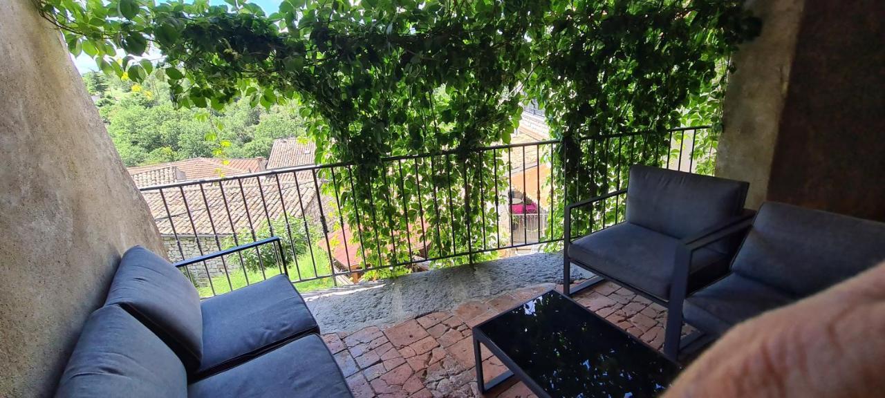 Magnifique Maison En Coeur De Balazuc, Proche Plages Ardeche Exterior foto